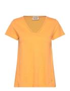 Mmtulli V-Ss Basic Tee Orange MOS MOSH