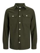 Jjedarren Overshirt Ls Noos Green Jack & J S