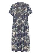 Aliyall Midi Dress Ss Blue Lollys Laundry