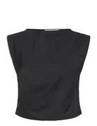 Nylon Zipper Top - Alliya Black Rabens Sal R