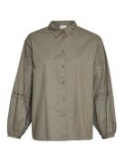 Mschjeovana Petronia Shirt Khaki MSCH Copenhagen