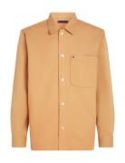 Twill Shirt Jacket Orange Tommy Hilfiger