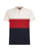 Colorblock Reg Polo Cream Tommy Hilfiger