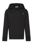 Monogram Mini Badge Hoodie Black Calvin Klein