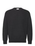 Check Pattern Sweater Black Calvin Klein