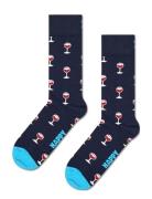 Glass Of Wine Sock Navy Happy Socks