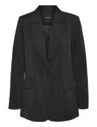 Vmrita Ls Loose Blazer Noos Black Vero Moda