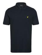 Zip Polo Shirt Black Lyle & Scott