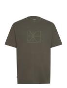 Flagline T-Shirt Green Makia