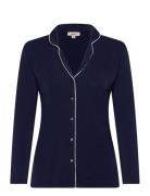 Molly Piping - Pyjama Shirt Navy Etam