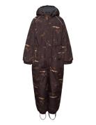 Polyester Junior Suit - Aop Forrest Brown Mikk-line