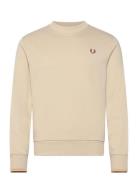 Crew Neck Sweatshirt Beige Fred Perry