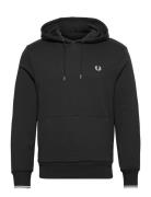 Tipped Hooded Sweatshirt Black Fred Perry