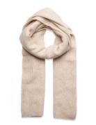 Slfmaline Lano Knit Scarf Noos Beige Selected Femme