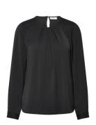 Dotaiw Pleat Blouse Black InWear