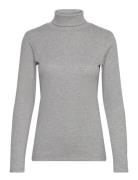 Dagnaiw Rollneck Melange Ls Grey InWear