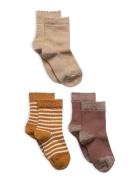 Dagmar Socks - 3-Pack Beige Mp Denmark