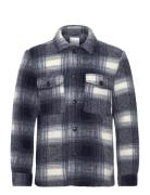 Checked Overshirt Navy Lindbergh