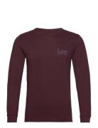 Ls Med Woblly Lee Burgundy Lee Jeans