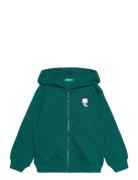 Jacket W/Hood L/S Green United Colors Of Benetton