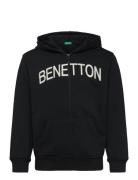 Jacket W/Hood L/S Black United Colors Of Benetton