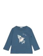 T-Shirt L/S Blue United Colors Of Benetton