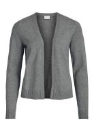 Viril Short L/S Knit Cardigan-Noos Grey Vila