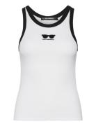 Fashion Tank Top W/Sunglasses White Karl Lagerfeld