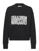 Organic Sweat Tilvina Sweatshirt Black Mads Nørgaard