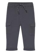 Cotton Jogger Cargo Trousers Grey Mango