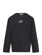 Regular Printed Longsleeve Black Tom Tailor