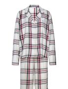 Gift Full Flannel Pj Set&Slipper White Tommy Hilfiger