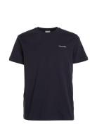 Micro Logo Interlock T-Shirt Navy Calvin Klein