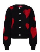 Heartscras Cardigan Black Cras