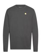 Viggo Badge Long Sleeve - Regenerat Grey Knowledge Cotton Apparel