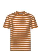 Org Jrsy Breton Tee Brown Original Penguin