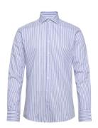 Bs Griffin Slim Fit Shirt Blue Bruun & Stengade