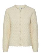 Yasbubble Ls Knit Cardigan S. Noos Cream YAS