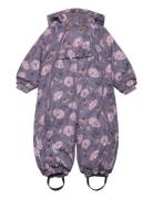 Snow Suit Aop Purple Minymo