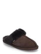 Hlbrisbane Shearling Reversed Slippers Brown Enkel Studio