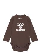 Hmlflips Body L/S Brown Hummel