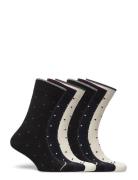 Socks 6-P, Bamboo, Multi Dots 115A244145 6 Pc/Pack Patterned TOPECO