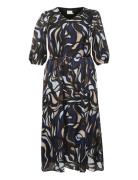 Kcmarga Maxi Dress Patterned Kaffe Curve