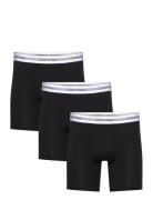 Boxer Brief Long 3Pk Black Calvin Klein