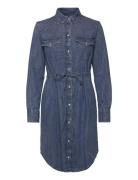 Western Shirt Dress Blue Lee Jeans