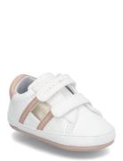 Flag Low Cut Velcro Sneaker White/Pink White Tommy Hilfiger