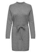 Onlleva Ls Belt Dress Ex Knt Grey ONLY