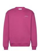 Crew Sweatshirt Pink Les Deux