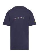 Multi Colour Embroidery T-Shirt Navy Lyle & Scott