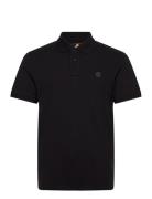 Pique Short Sleeve Polo Black Timberland